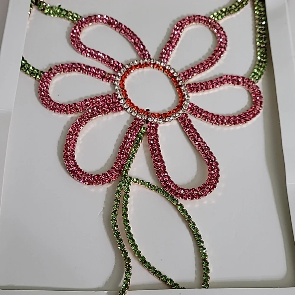 ZARA Multicolor Floral Necklace - Picture 5 of 14